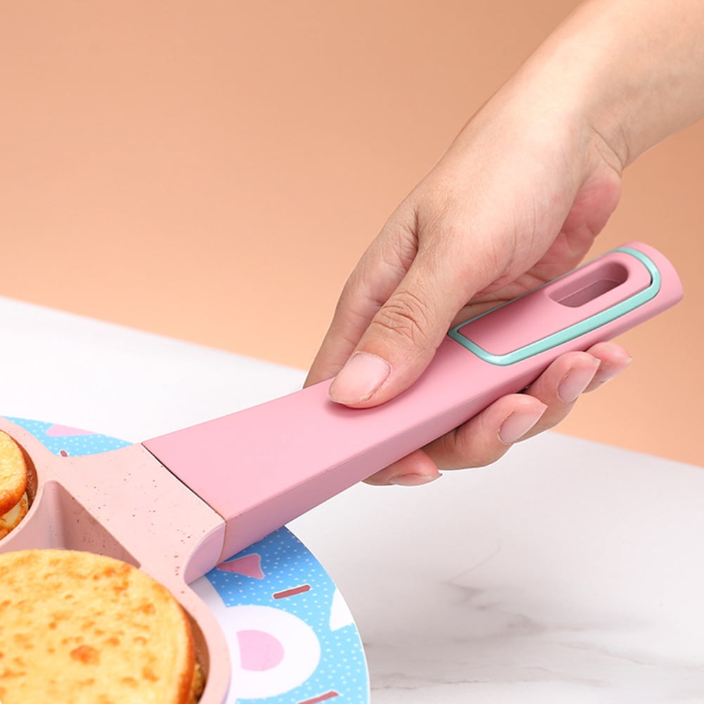 PBPBOX Pink Non Stick Egg Frying Pan with Groove Design for Easy Cooking and Even Heating