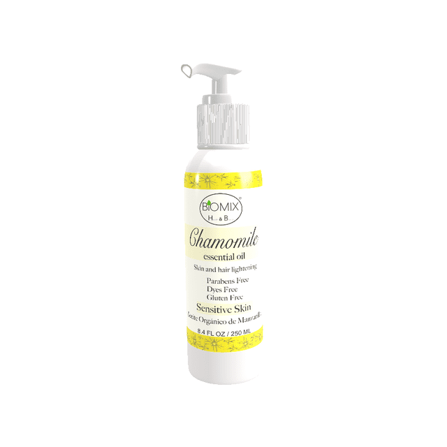 Aceite De Manzanilla Orgánico Aclarante Piel Cabello 250 Ml Biomix Health & Beauty Aceite