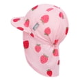 thumbnail image 5 of JAN & JUL Baby Sun-Hat with Neck Flap for Girls, Breathable Summer Cap for Swimming (Pink Strawberry, Size S: 3-6m), 5 of 7