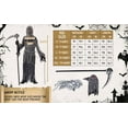 thumbnail image 5 of 2026 Halloween Grim Reaper Costume, Halloween Scary Grim Reaper Unisex Costume with Glowing Red Eyes Trick-or-Treating And Fancy Dress Party - XS, 5 of 8