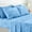 Blue, variant on 6 Piece Bed Sheets Microfiber Comfort 1800 Series Deep Pocket Sheets Pillow Case