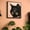 M, variant on Yardvibe Brain Overload Thinking Cat Clock, Stylish Wall Clock for Desk Decor, Cute Silent Table Clock for Countertops Home Bedside Shelf Study Room, Cute Unique Gifts (L)