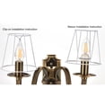 thumbnail image 3 of Pantalla de Lámpara con Clip Pantallas de Lámpara Pequeñas de 3 Piezas para Bombillas de Candelabro Pantalla Tela Barril Pantalla de Lámpara Pequeña de Araña de Tela para ANGGREK  Otros, 3 of 8