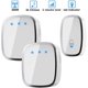 thumbnail image 2 of Wireless Doorbell, 300m Range, 36 Ring Tones, 4 Volume Levels, 1 Transmitter & 2 Receivers, Waterproof Wireless Doorbell Set for Inside and Outside, 2 of 5