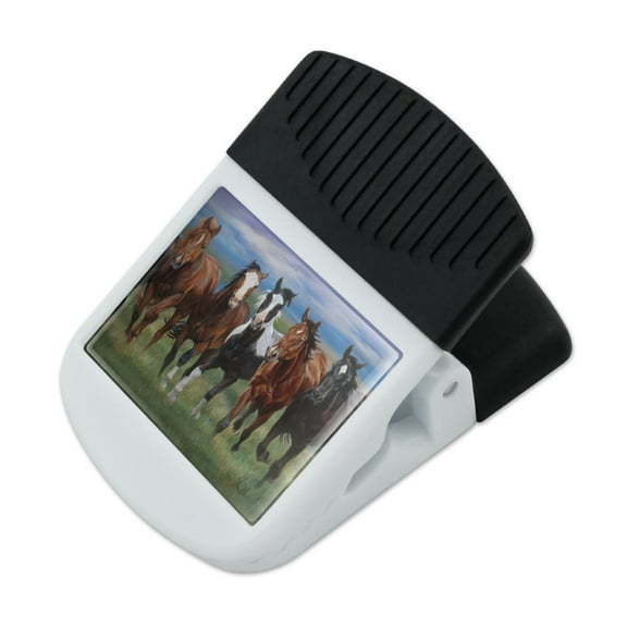 Horses Running Wild Refrigerator Fridge Magnet Magnetic Hanging Hook Note Snack Clip