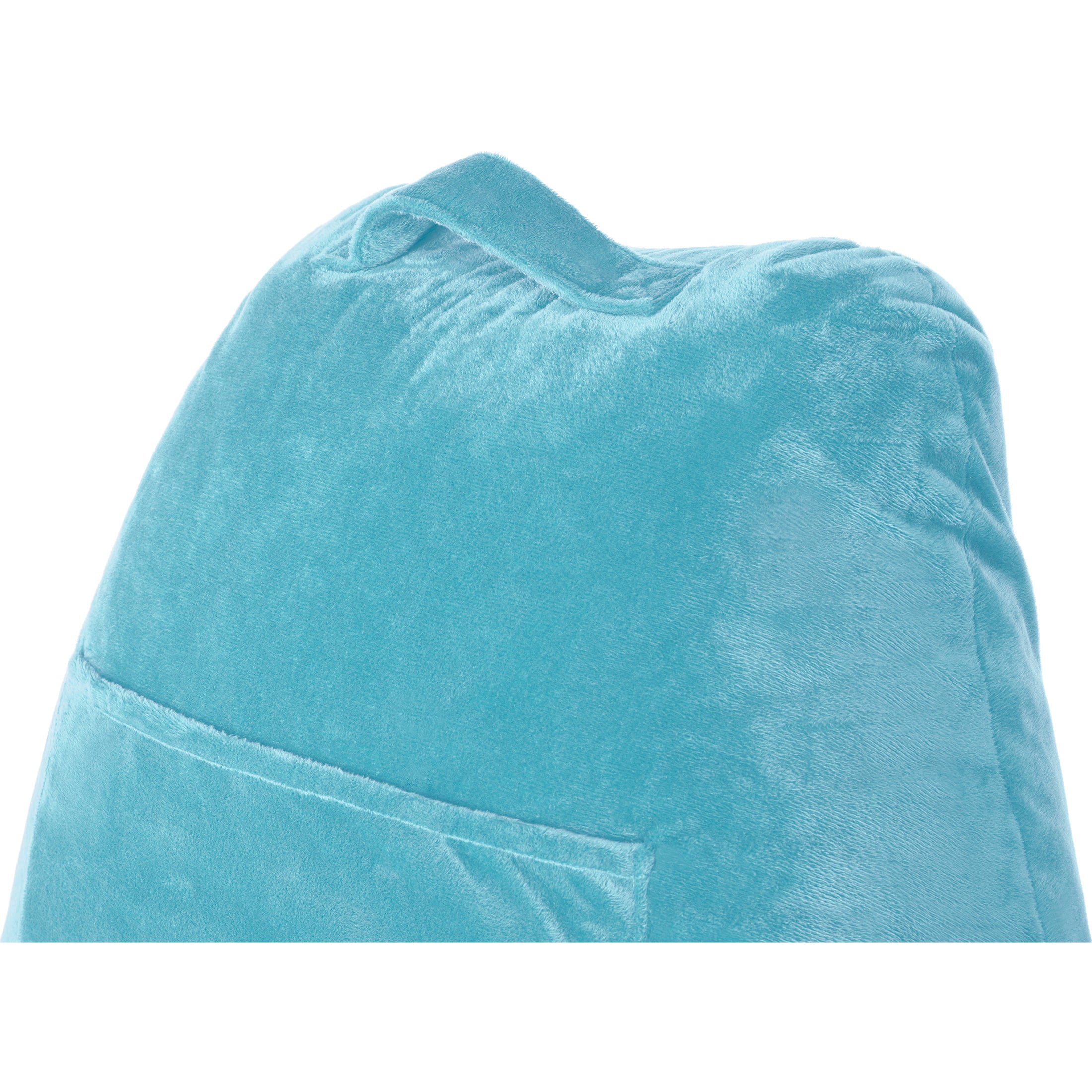 Husband Pillow Original Standard+ Pillow Cover Only Carolina Blue Color - Wash / Removable Replacement Soft Microplush Pillow Case for Standard Size Reading Pillow w/ Long Zipper, Back & Side Pockets
