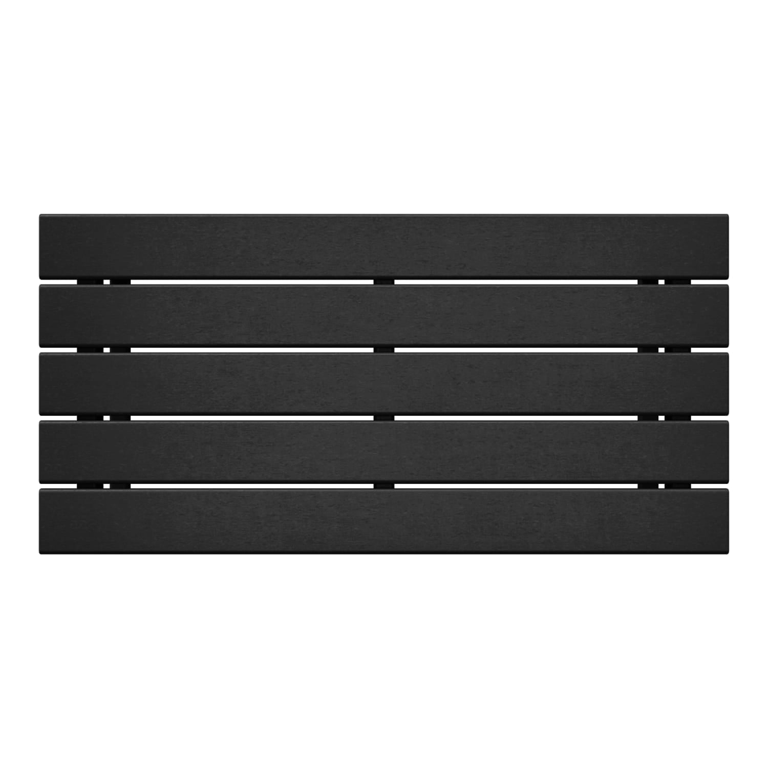 WestinTrends Malibu Patio Outdoor Coffee Table – 35" All-Weather Poly Lumber Adirondack Porch Table, Black