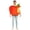 Apple, variant on Adult Watermelon Slice Halloween Costume Jumpsuit with Matching Hat, Halloween Cosplay Costumes Fresh Fruit Role Play Outfit for Themed Parties, Stage Events and Carnival