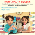 thumbnail image 2 of The Silicone Straw, 6 High Quality Food-Grade Silicone Straws, BPA Free, Thick & Reusable Soft Straws, Hard to Chip Straws, 2 of 7