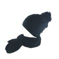 thumbnail image 3 of Kate Marie Unisex Warm Beanie and Scarf set with Inside Fur, 3 of 5