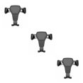 thumbnail image 4 of Langgg Car Holder  for Gravity Linkage Mobile Phone Bracket Air Vent Mount Car Accessory black 3Set, 4 of 6