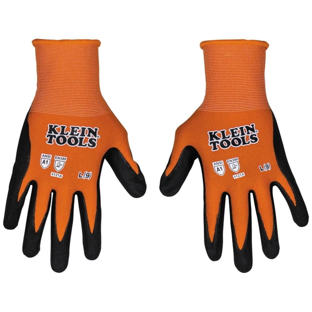 Guantes de trabajo KLEIN TOOLS 60672 resistentes al corte A1, talla grande