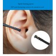 thumbnail image 4 of Kit de eliminación de cera de oídos de 3 uds, herramienta de limpieza de oídos de doble cabeza de silicona suave, diseño en espiral, 4 of 5