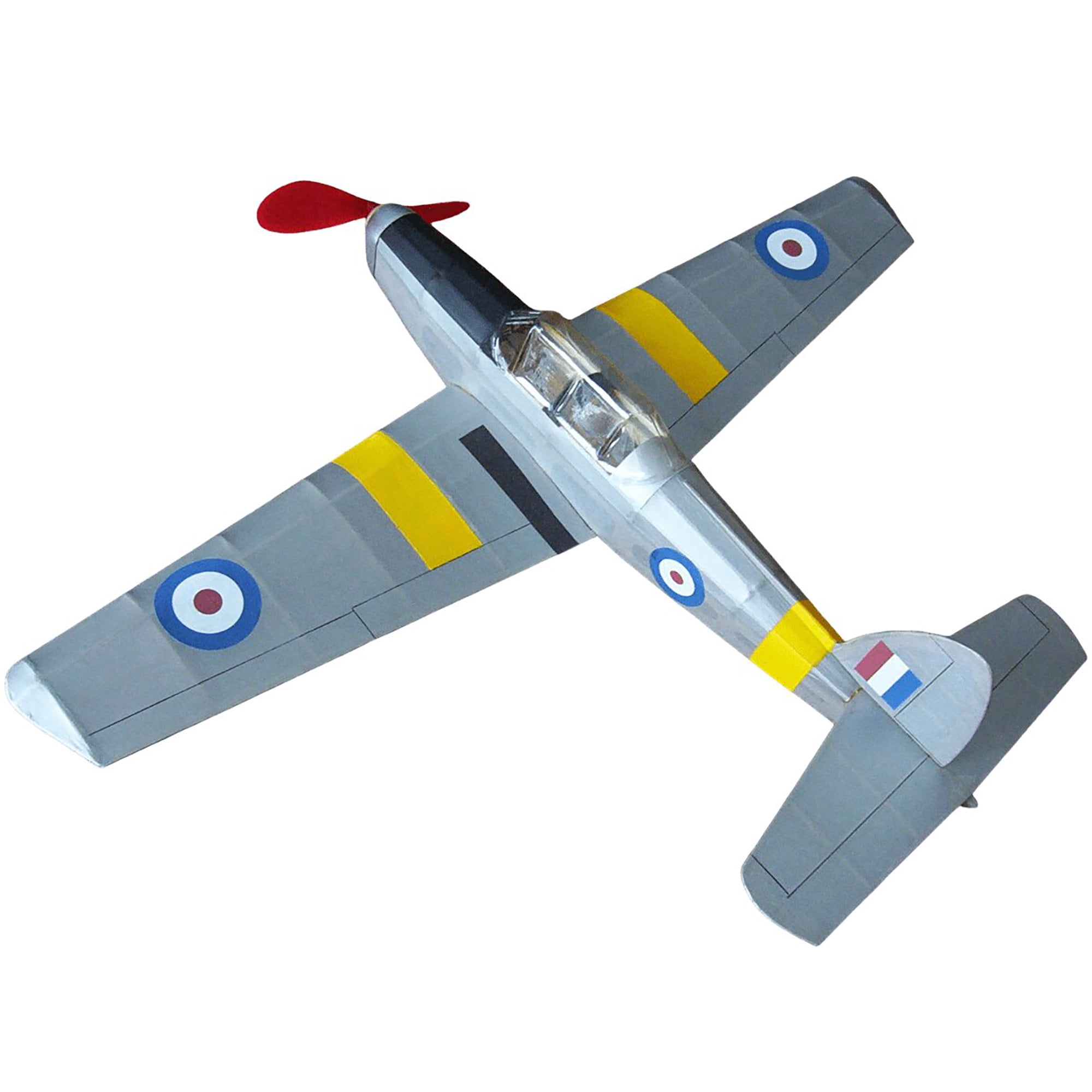 Guillow's: Flying Model Kit - DHC-1 Chipmunk - Classic Balsa Wood, DIY Plane Building, Laser-Cut Parts, Hobby Collectible, 1:24 Scale WWII Plane, 903