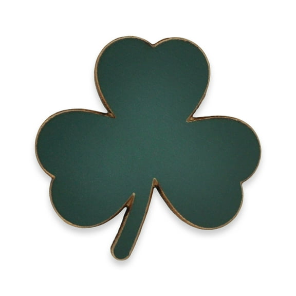 PinMart's Green Shamrock Wood Pin