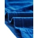 thumbnail image 5 of Tops de terciopelo para mujer Top corto recortado de manga larga con un hombro Azul real M, 5 of 5