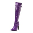 thumbnail image 2 of Women's Pointed Toe Stiletto Over-the-Knee Boots - Stylish High Heel Long Boots for Party, Prom & Carnival | Elegant Evening Footwear, 2 of 9