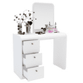 thumbnail image 2 of Boahaus Aphrodite Modern Vanity Table, White Finish, for Bedroom, 2 of 4