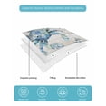 thumbnail image 5 of Quilts Queen Size, Coastal Crab Soft Comforter Bedding Set for Bed, Nautical Beach Ocean Conch Coral Starfish Lightweight Quilted Bedspread with Pillow Cover(2 Pieces) for All Season, 90x96 Inch, 5 of 6