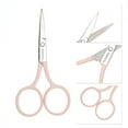 thumbnail image 3 of Unique Bargains 1 Pc Women 2.0 Embroidery Scissors Grooming Scissors For Bathroom Stainless Steel Gradual Pink, 3 of 4