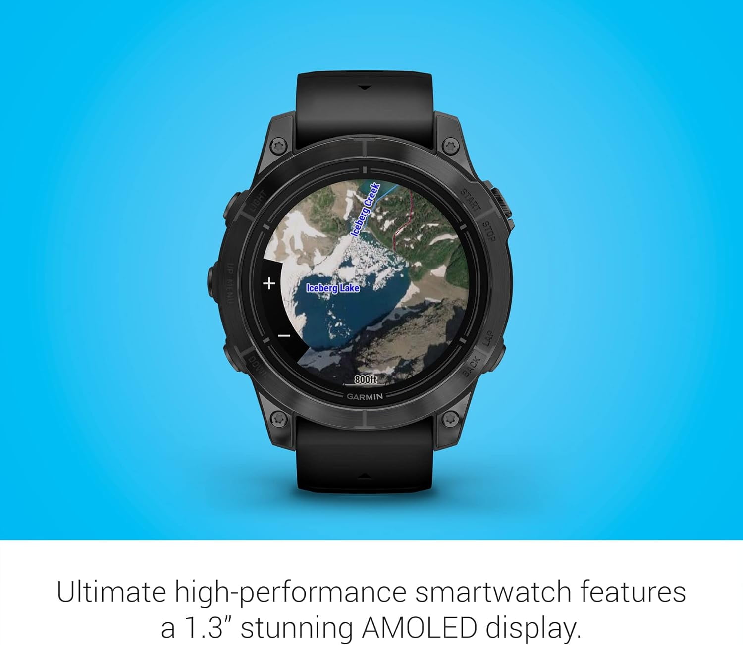 Garmin epix Pro (Gen 2), 47mm, High Performance Smartwatch, Advanced Training Technology, Built-in Flashlight, Black