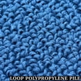 thumbnail image 7 of Custom Size Anti-Slip Machine Washable Loop Pile Blue Runner Rugs ( 4' x 26"), 7 of 7
