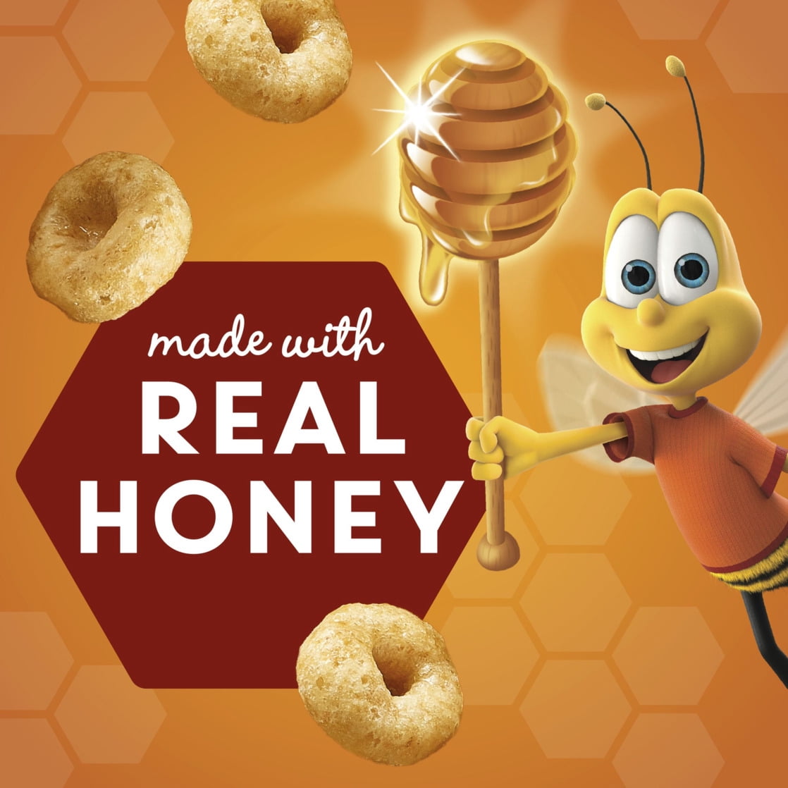 (10 pack) Honey Nut Cheerios Breakfast Cereal Cup, Gluten Free, Single Serve Cereal, 1.8 oz