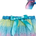 thumbnail image 3 of Kogui Tutu Skirt GirlsTutu Skirt Princess Ballet Dance Tutu Dress Layered Tutu Size 9-11T (Blue,9-11 Years), 3 of 3