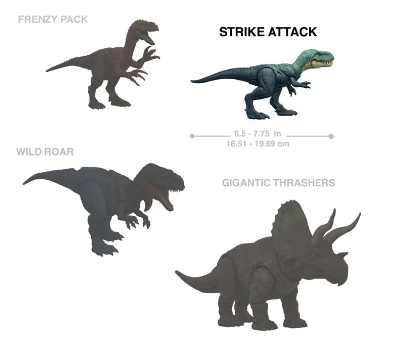 Jurassic World Strike Attack Kosmoceratops Dinosaur Figure