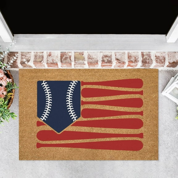 Clearance! Zjfmsh Area Rugs Sport Rug Pc Indoor Outdoor Home Front Porch Rugs Bedroom Entrance Patio Decoration Supplies Rugs For Bedroom Red