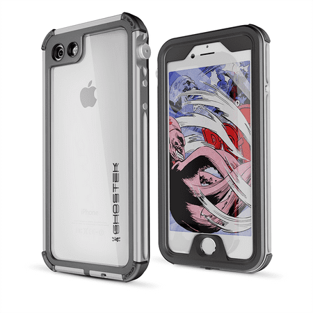 iPhone 7 Waterproof Case, Ghostek Atomic 3 Series Cover | Underwater | Shockproof | Dirt-proof | Snow-proof | Aluminum Frame | Adventure Ready | Ultra Fit | Swimming | Diving |