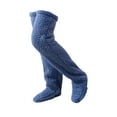 thumbnail image 5 of Segolike Plush Leg Warmers Cosplay Accessories Boot Cuffs Foot Wrap Slipper Stockings Blue, 5 of 8