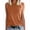 Gold, variant on BYHONG Women's Solid Color Tank Top Sleeveless Round Neck Vest Summer Womens Blouses Casual T-Shirt Style Top Orange S