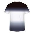 thumbnail image 4 of Waiimak Hommes Décontracté Col Rond Populaire Gradient Sport Manches Courtes Tops T-Shirt, 4 of 5