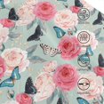 thumbnail image 3 of Fotbe Roses and Butterflies Gorro Clásico de Béisbol, Gorra Ajustable con Broche Snapback, Gorro de Exterior de Algodón Suave, 3 of 6