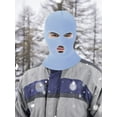 thumbnail image 2 of 3 Holes Ski Mask Full Face Cover Outdoor Balaclava Winter Knitted Neck Gaiter for Halloween Sports Cycling, 2 of 7
