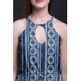 thumbnail image 3 of Bimba Shibori Women Side Slits Long Casual Halter Maxi Dress Printed Party Wear-Large, 3 of 6