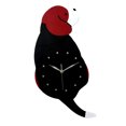 thumbnail image 3 of Varios De Acrílico Creativos Perros Reloj De Pared Cola Wag Swing Pendulum Clock Decoración para hogar Niños Regalos Para Estudiantes Red Head Dog (meneando) BLESIY reloj de pared gato, 3 of 7