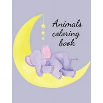Animals coloring book, (Paperback)
