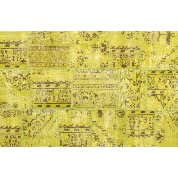 Ahgly Company Indoor Rectangle Traditional Orange Gold Persian Area Rugs, 8' x 10'