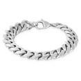 thumbnail image 6 of Invicta Jewelry Men's Polished Curb Chain Steel Bracelet (14mm) - 9", 6 of 8