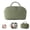 Green, variant on Large Makeup Brush Organizer Bag with Handle, Anti-Shock and Antibacterial Toiletry Case, Lightweight Expandable Cosmetic Storage Pouch for Home and Travel, Soft Peony Pink