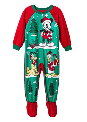 Disney Store Mickey Mouse & Pluto Christmas Pajama Set for Boys Sz 2T 3T 4T 