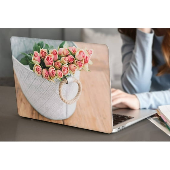 KSK KAISHEK Hard Case Cover Only for MacBook Air 13 inchs 2017 - 2010 A1466 A1369, Rose series 0588