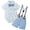 Blue, variant on ZOEREA Baby Boy Clothes Suit Infant Short Sleeve Gentleman Outfits Dress Shirt+Bowtie+Suspender Shorts 0-18M