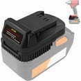 thumbnail image 1 of Adapter for Ridgid AEG 18V Battery to for Milwaukee M18 18V Cordless Tools, Use for Ridgid 18V Platform Batteries (Adapter Only), 1 of 10