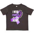 thumbnail image 3 of Inktastic I Wear Purple For My Aunt Lupus Awareness Boys or Girls Toddler T-Shirt, 3 of 5