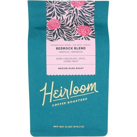 2X - Heirloom Coffee Roasters Bedrock Blend - Case of 6 - 12 oz