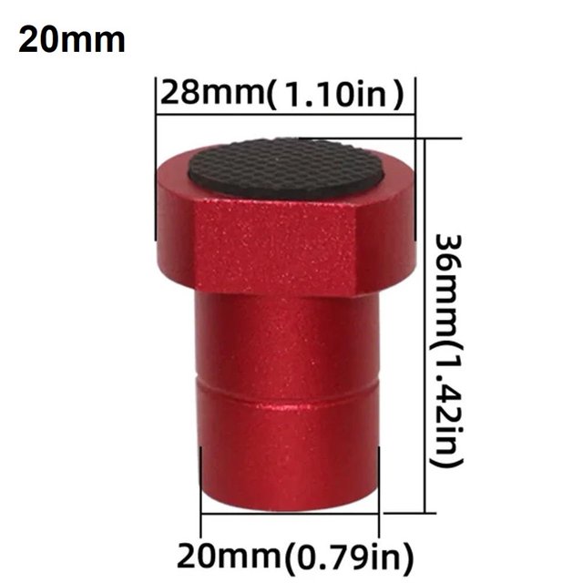 1 Pce Banc de Menuiserie Chiens en Alliage d'Aluminium Frein à Pédale T-Track 20mm