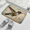 thumbnail image 4 of Hummingbird Bath Mat, Bathroom Rug, Microfiber Soft Bird Doormats Shower Mat, Rustic Farmhouse Home Decor Non-Slip Base 16"x24", 4 of 8